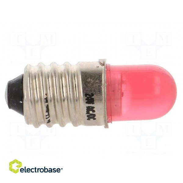 LED lamp | red | E10 | 24VDC | 24VAC | AC lum: 700÷800mcd image 7