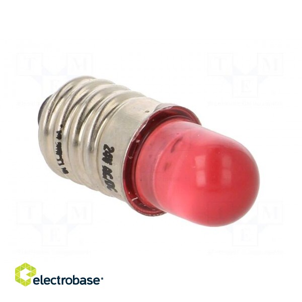 LED lamp | red | E10 | 24VDC | 24VAC | AC lum: 700÷800mcd image 8