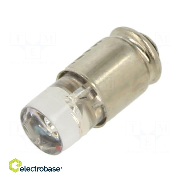 LED lamp | red | S5,7s | 12VDC | No.of diodes: 1 | -30÷75°C | 5mm