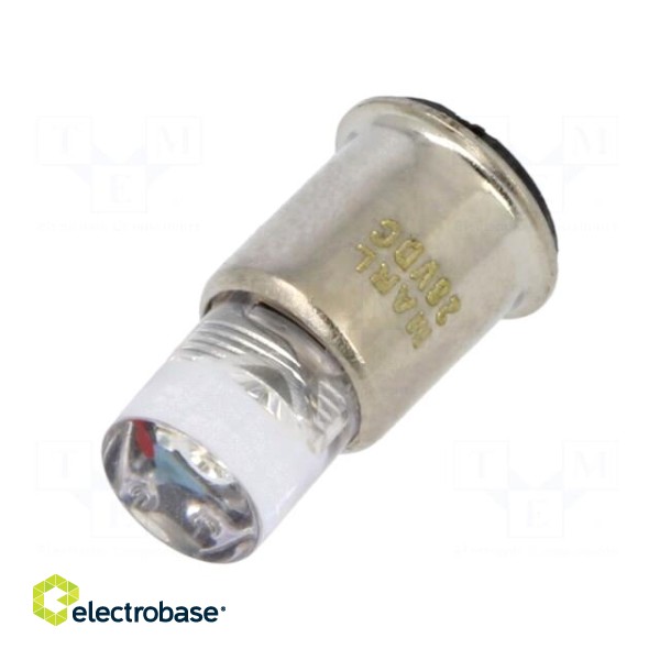 LED lamp | red | SX6s | 24÷28VDC | No.of diodes: 1 | -30÷75°C | 5mm