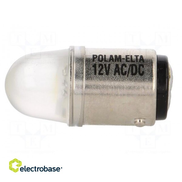 LED lamp | white | BA15D | 12VDC | 12VAC image 3