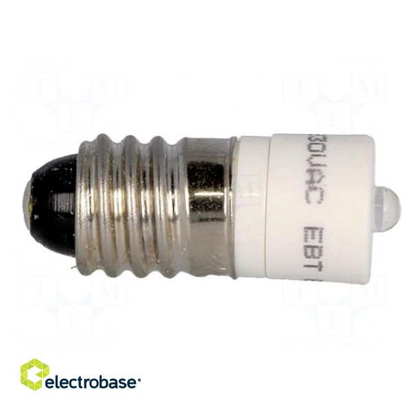LED lamp | white | E10 | 230VAC | No.of diodes: 1 фото 7
