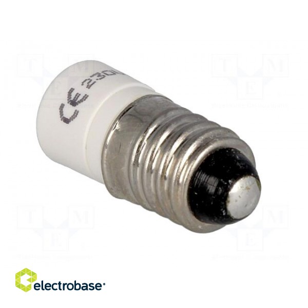 LED lamp | white | E10 | 230VAC | No.of diodes: 1 image 4