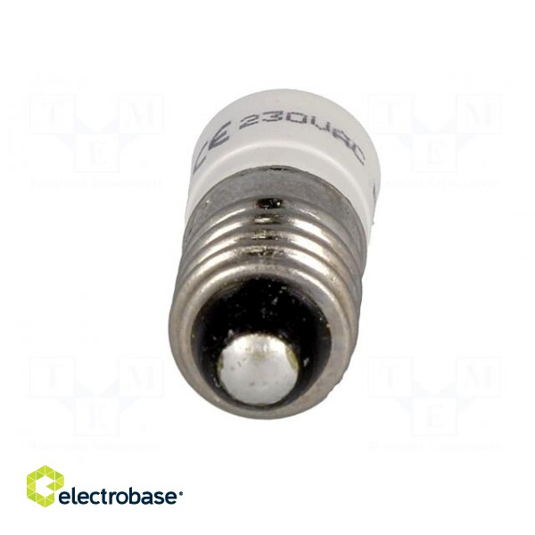 LED lamp | white | E10 | 230VAC | No.of diodes: 1 фото 5