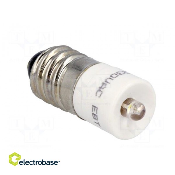 LED lamp | white | E10 | 230VAC | No.of diodes: 1 фото 8