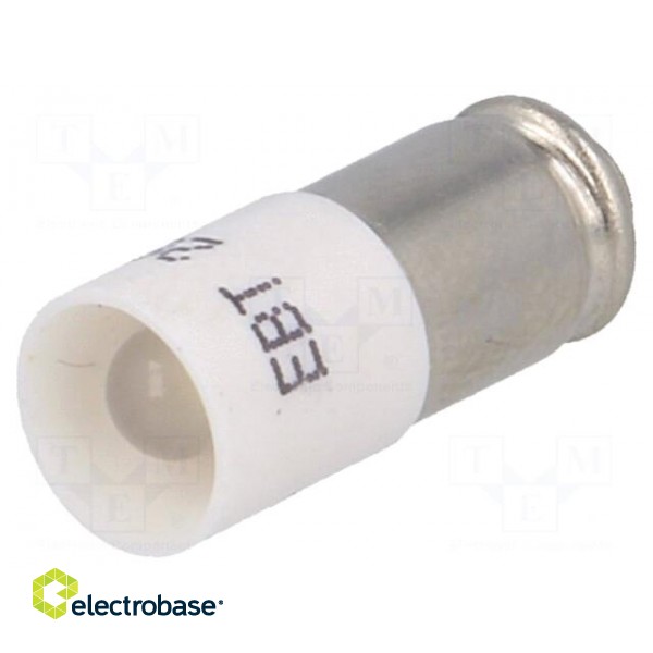 LED lamp | white | S5,7s | 28VDC | 28VAC | No.of diodes: 1 image 1