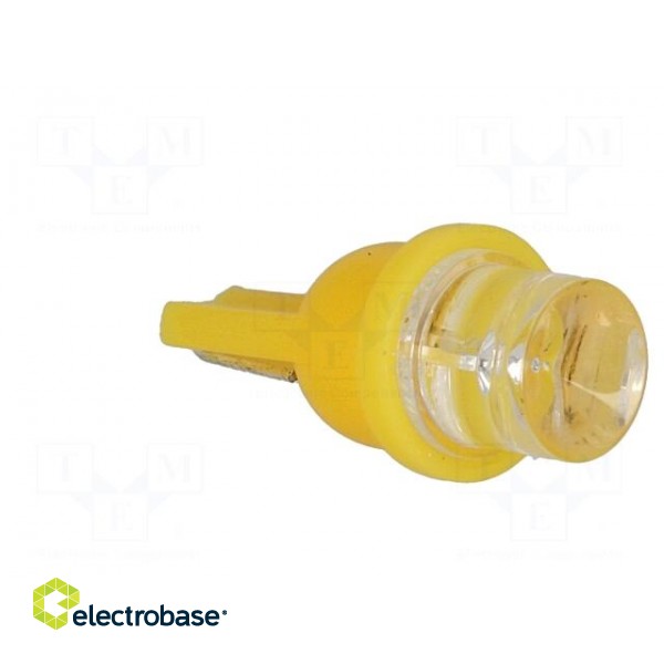 LED lamp | yellow | T08 | Urated: 12VDC | 1lm | No.of diodes: 1 | 0.24W image 2