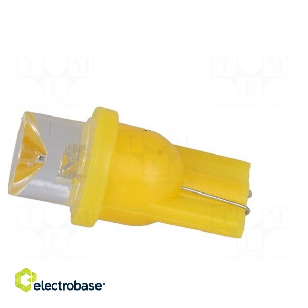 LED lamp | yellow | T08 | Urated: 12VDC | 1lm | No.of diodes: 1 | 0.24W image 3