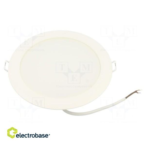 Lamp: LED downlight | 230VAC | 16W | cool white | 110° | 6500K | IP20 image 1