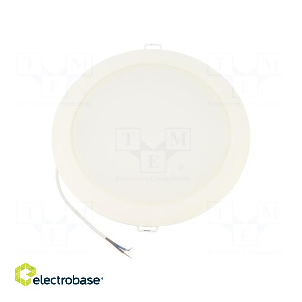 Lamp: LED downlight | 230VAC | 24W | cool white | 110° | 6500K | IP20 image 1