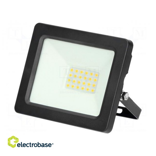 Lamp: LED flood light | 20W | 4000K | CRImin: 80 | 90x118x35mm | IP65