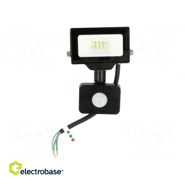 Lamp: LED flood light | 230VAC | 10W | 6400K | CRImin: 80 | 1000lm image 1