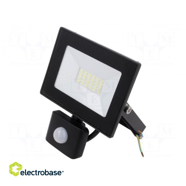 Lamp: LED flood light | 230VAC | 20W | 6400K | CRImin: 80 | 1400lm