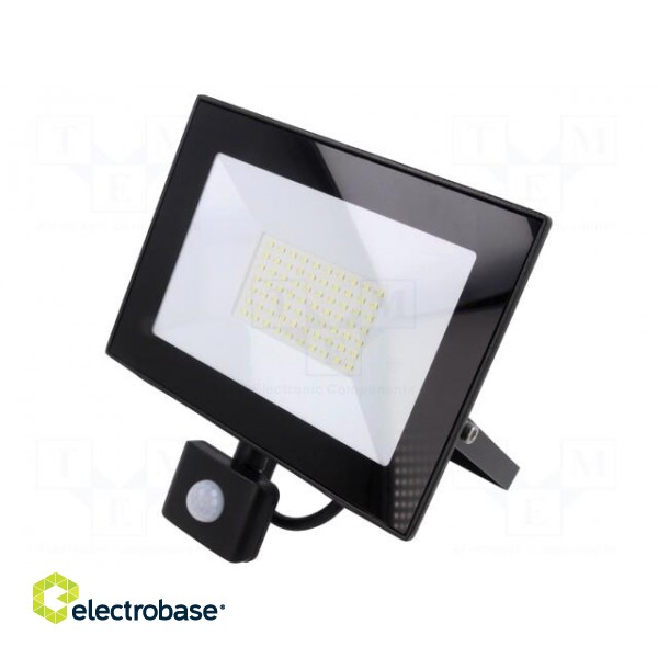 Lamp: LED flood light | 230VAC | 50W | 4000K | CRImin: 80 | 3500lm