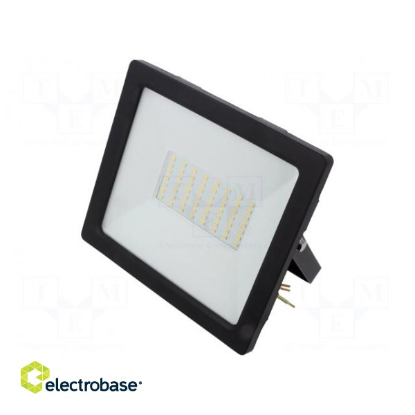 Lamp: LED flood light | 230VAC | 50W | 4000K | CRImin: 80 | 4000lm