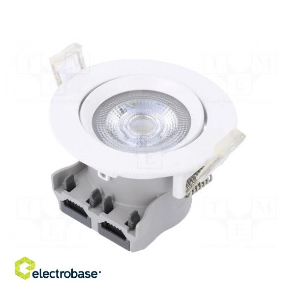 LED spotlight | 220/240VAC | 5W | warm white | 36° | 3000K | 420lm | Ø72mm image 1