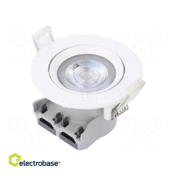 Lamp: LED spotlight | 220/240VAC | 5W | warm white | 36° | 3000K | Ø72mm image 1
