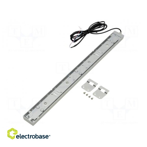 LED lamp | cool white | 2400lm | 6500K | -10÷50°C | 24VDC | IP66 | 3m paveikslėlis 2