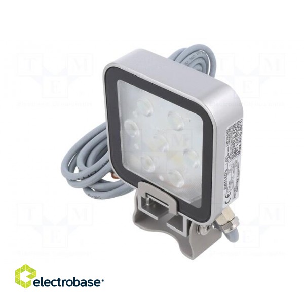 LED lamp | cool white | 550lm | 6500K | -40÷60°C | 24VDC | IP66 | 3m paveikslėlis 1
