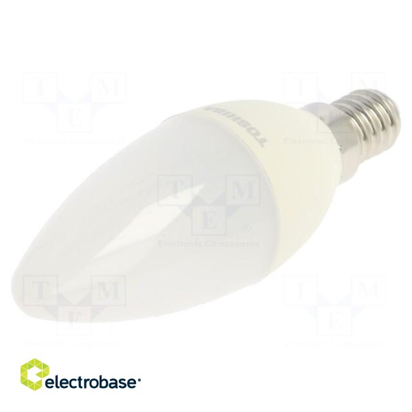 LED lamp | neutral white | E14 | 230VAC | 470lm | 5W | 240° | 4000K paveikslėlis 1