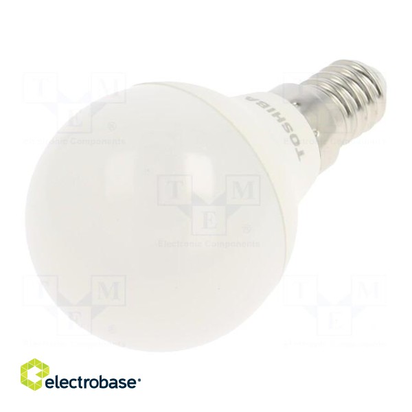 LED lamp | cool white | E14 | 230VAC | 470lm | 4.7W | 180° | 6500K фото 1