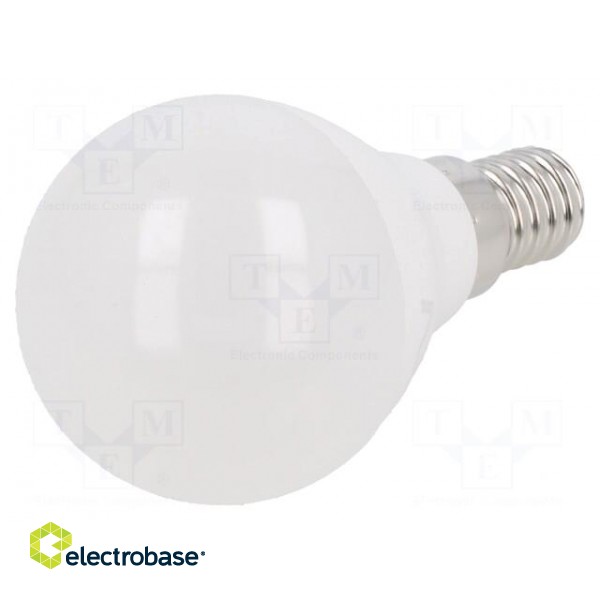 LED lamp | cool white | E14 | 230VAC | 520lm | 6W | 160° | 6400K