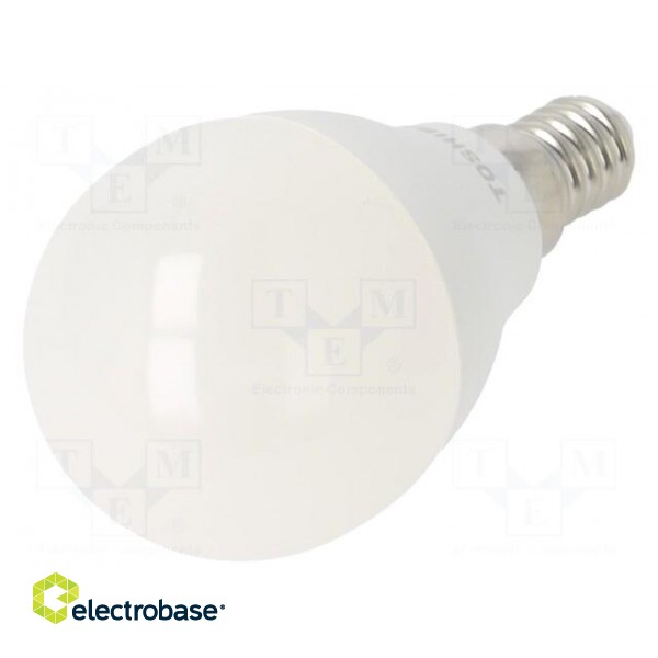 LED lamp | cool white | E14 | 230VAC | 806lm | 7W | 180° | 6500K | CRImin: 80 paveikslėlis 1