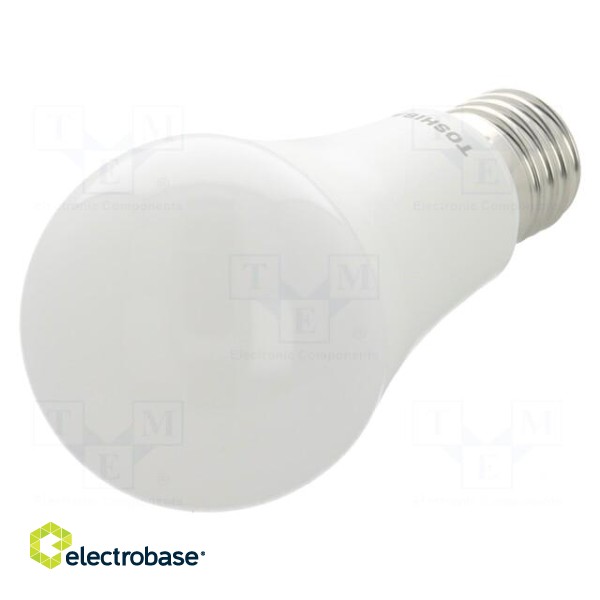 LED lamp | cool white | E27 | 230VAC | 1055lm | 11W | 180° | 6500K фото 1