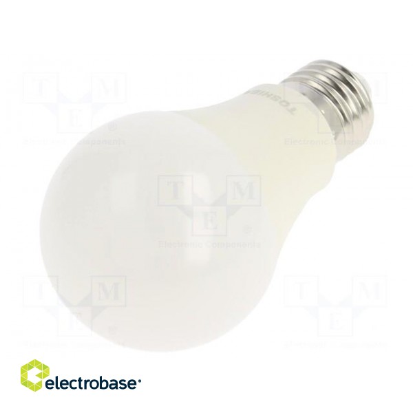 LED lamp | cool white | E27 | 230VAC | 806lm | 8.5W | 180° | 6500K paveikslėlis 1