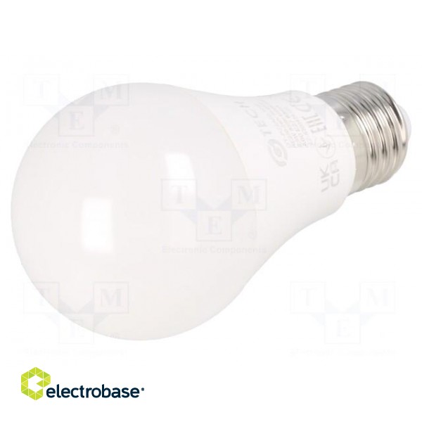 LED lamp | cool white | E27 | 230VAC | 9.5W | 200° | 6500K