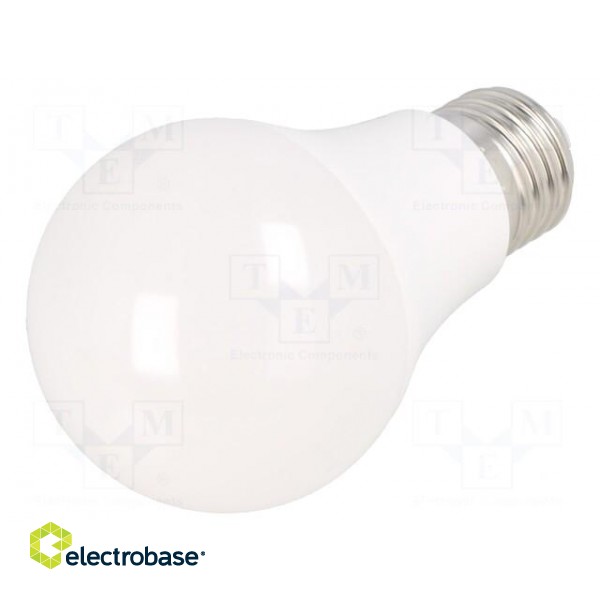 LED lamp | cool white | E27 | 230VAC | 900lm | 9.5W | 220° | 6400K