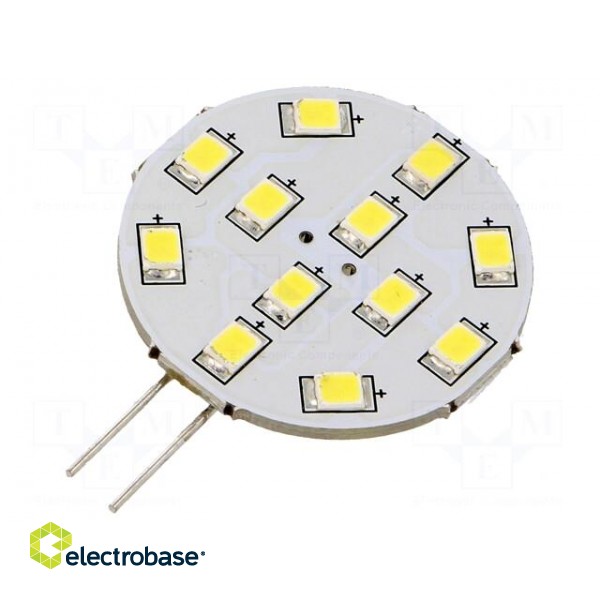 LED lamp | cool white | G4 | 12VDC | 12VAC | 190lm | 2W | 140° | 6200K фото 1