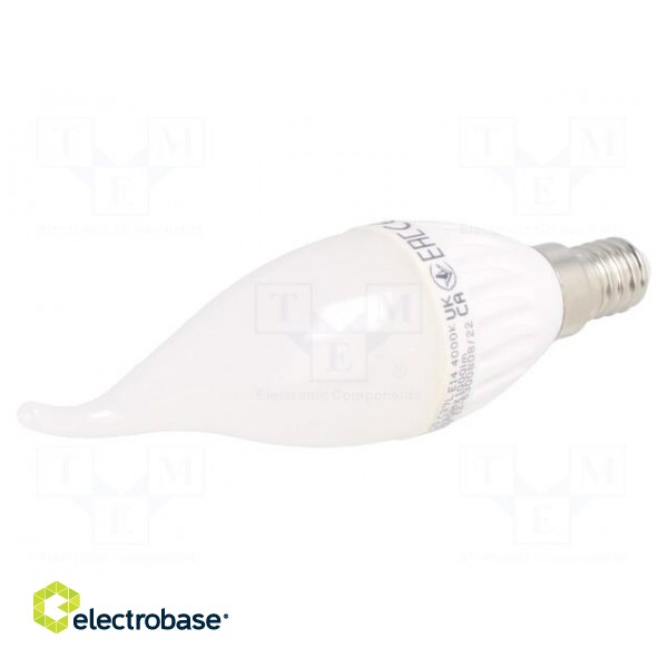 LED lamp | neutral white | E14 | 230VAC | 1000lm | 10W | 160° | 4000K