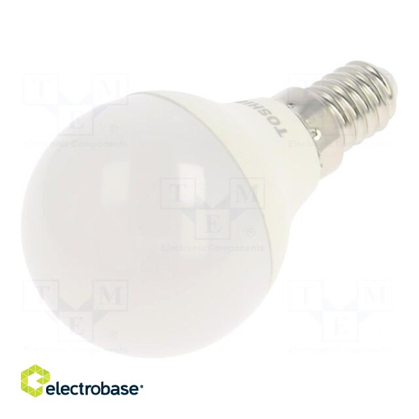 LED lamp | neutral white | E14 | 230VAC | 470lm | 4.7W | 180° | 4000K paveikslėlis 1