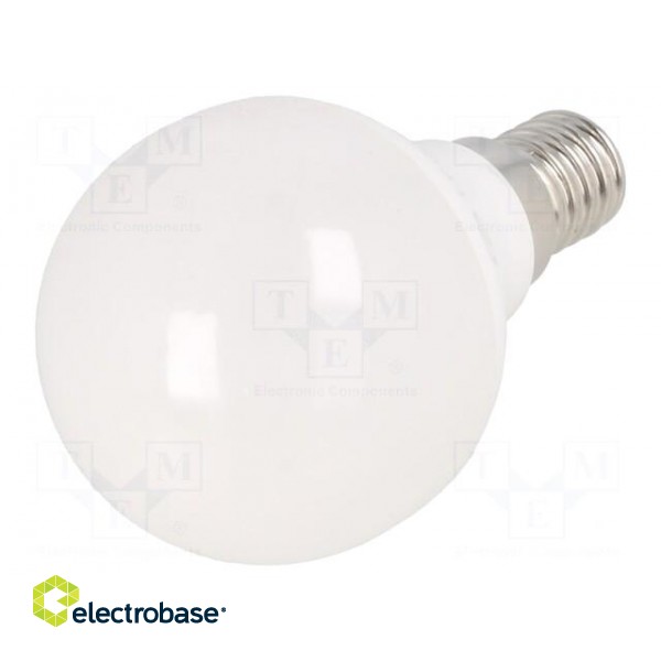 LED lamp | neutral white | E14 | 230VAC | 5W | 200° | 4000K | 3pcs.