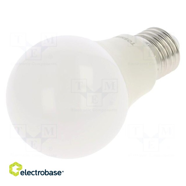 LED lamp | neutral white | E27 | 230VAC | 470lm | 4.7W | 180° | 4000K paveikslėlis 1