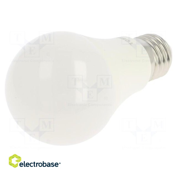 LED lamp | neutral white | E27 | 230VAC | 806lm | 8.5W | 180° | 4000K paveikslėlis 1