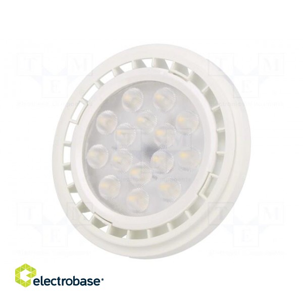 LED lamp | neutral white | G53 | 12VDC | 1250lm | 12.5W | 40° | 4000K