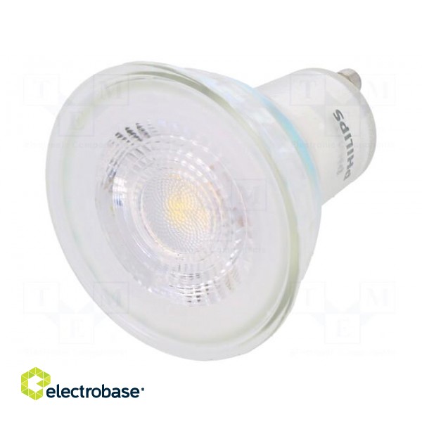 LED lamp | neutral white | GU10 | 230VAC | 390lm | P: 4.6W | 36° | 4000K фото 1