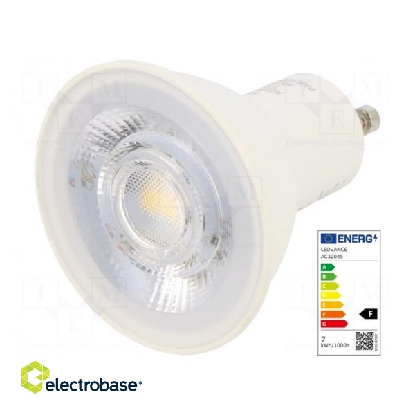 LED lamp | neutral white | GU10 | 230VAC | 575lm | P: 6.5W | 4000K image 1
