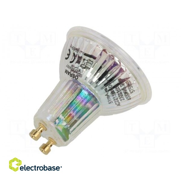 LED lamp | neutral white | GU10 | 230VAC | 575lm | P: 6.9W | 60° | 4000K paveikslėlis 2