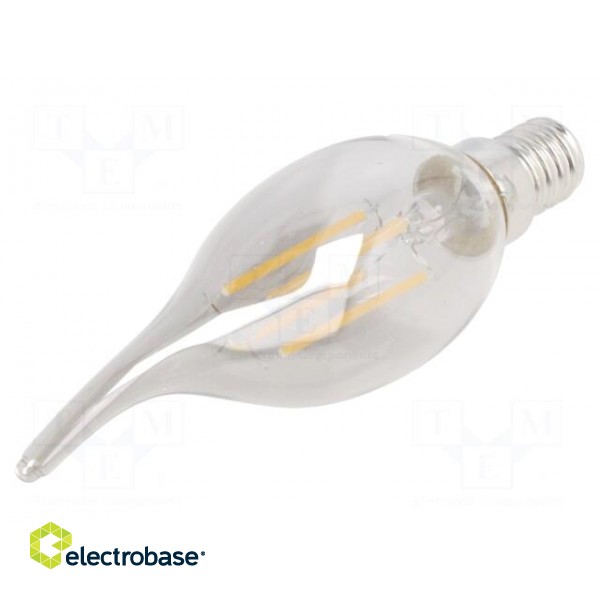 LED lamp | warm white | E14 | 230VAC | 240lm | 4W | 360° | 2700K