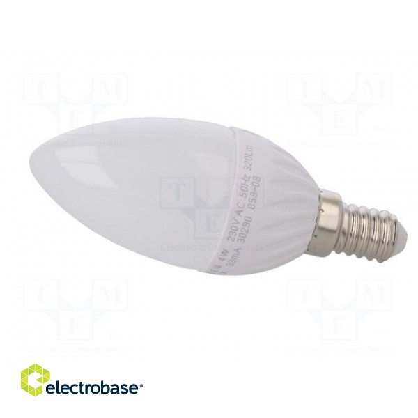 LED lamp | warm white | E14 | 230VAC | 320lm | 4W | 220° | 2700K image 3
