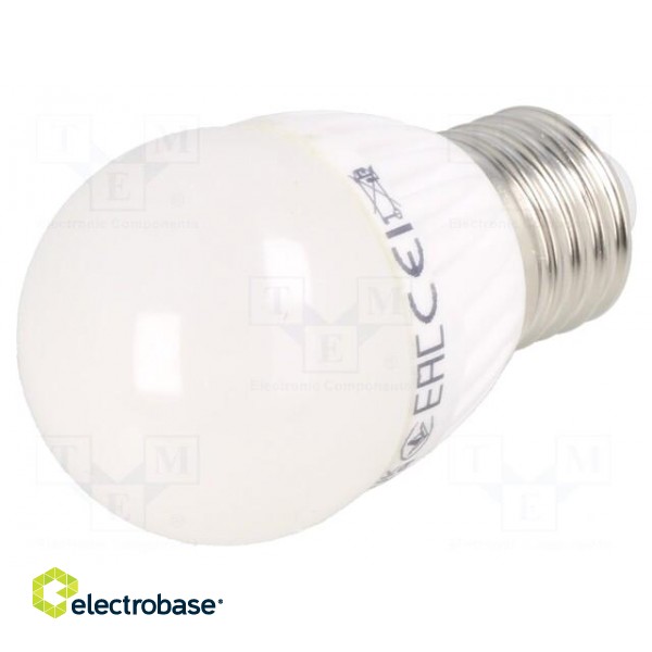 LED lamp | warm white | E27 | 230VAC | 1000lm | 10W | 160° | 3000K