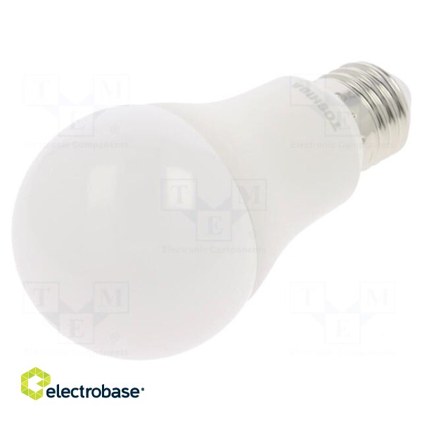 LED lamp | warm white | E27 | 230VAC | 1055lm | 11W | 180° | 3000K фото 1