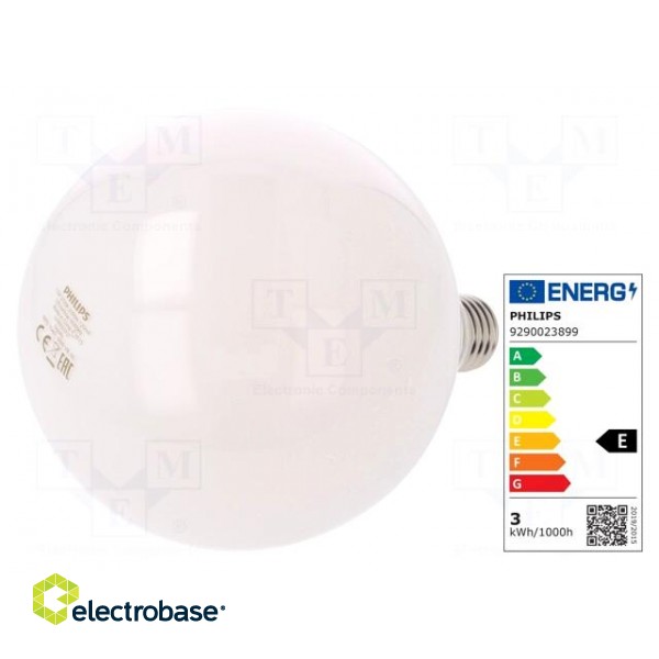 LED lamp | warm white | E27 | 230VAC | 2000lm | P: 13W | 2700K | CRImin: 80 image 1