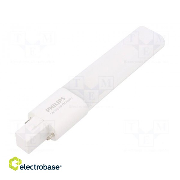 LED lamp | warm white | G23 | 230VAC | 520lm | 5W | 120° | 3000K | -20÷45°C paveikslėlis 2
