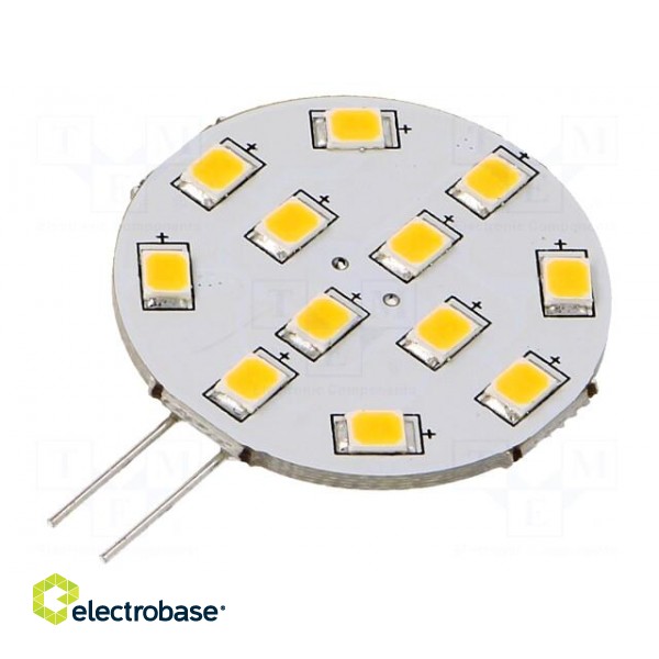 LED lamp | warm white | G4 | 12VDC | 12VAC | 170lm | 2W | 140° | 2800K paveikslėlis 1
