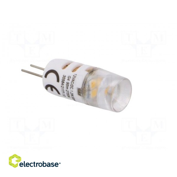 LED lamp | warm white | G4 | 12VDC | 12VAC | 90lm | 1.2W | 300° | 2700K фото 10