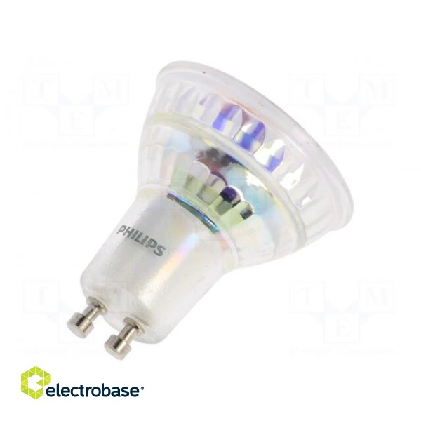 LED lamp | warm white | GU10 | 230VAC | 215lm | P: 2.7W | 36° | 2700K фото 2